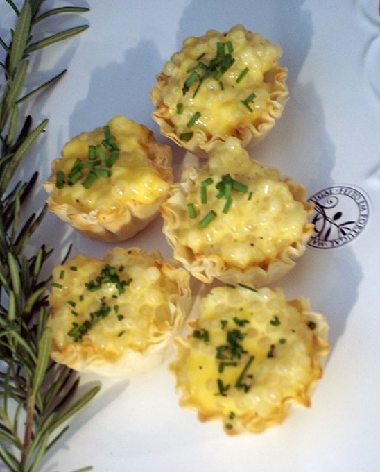 Couscous and Cheese Cups