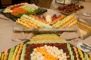 Meat Cheese Vegetable Trays